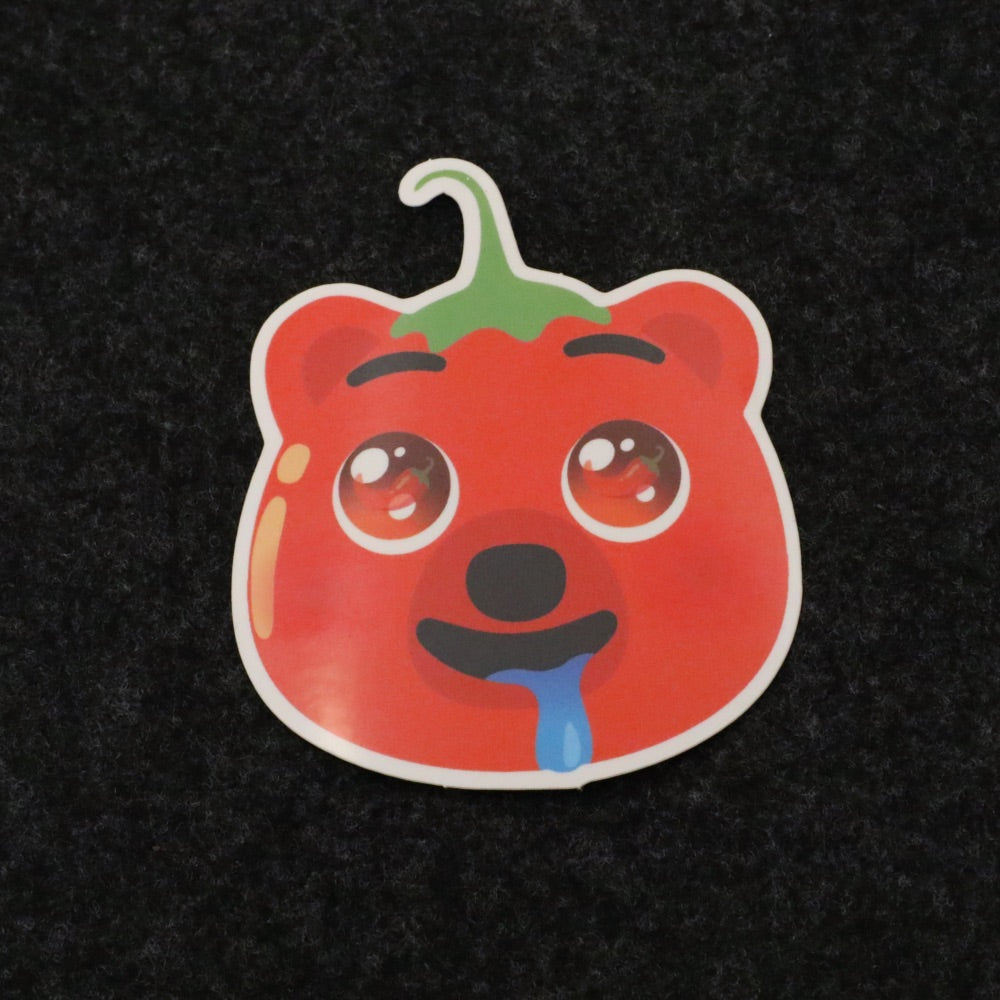Bearmoji: Spicy Pepper Bear Sticker image 0