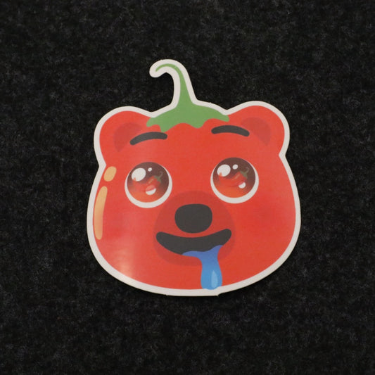 Bearmoji: Spicy Pepper Bear Sticker image 0