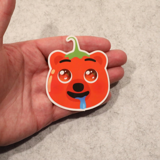 Bearmoji: Spicy Pepper Bear Sticker image 1
